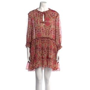 Misa Los Angeles Floral Print Mini Dress